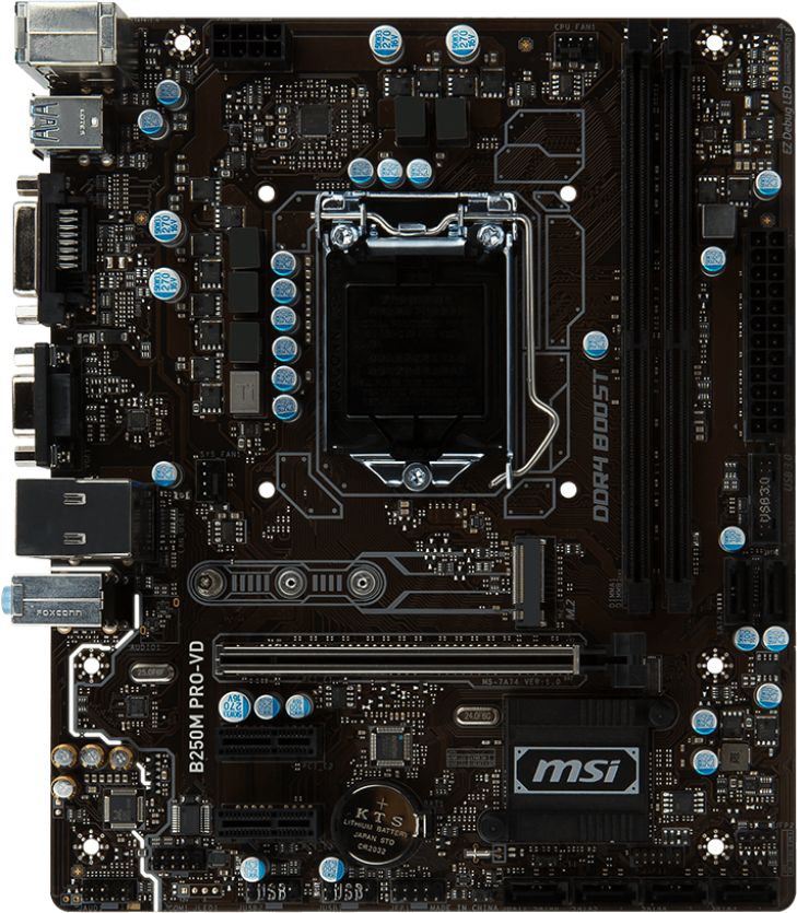 Msi b250m pro vd биос настройка